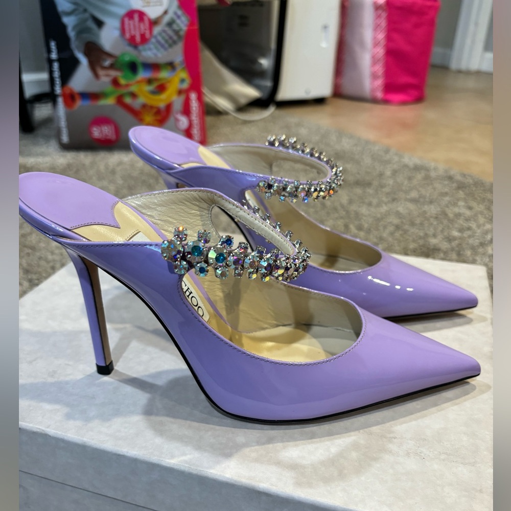 Jimmy Choo patent leather heels